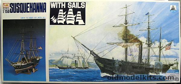 Imai 1/150 USS Susquehanna with Sails, B-409  plastic model kit